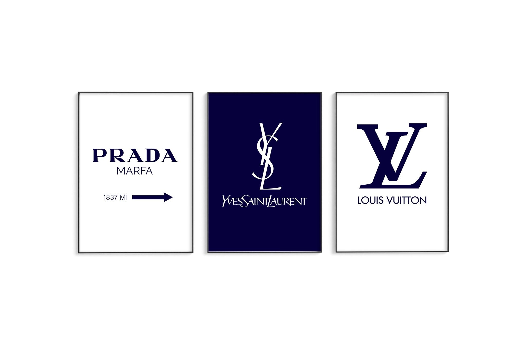 LV, Louis Vuitton, Gucci, Coco Chanel, Prada Wall Thailand