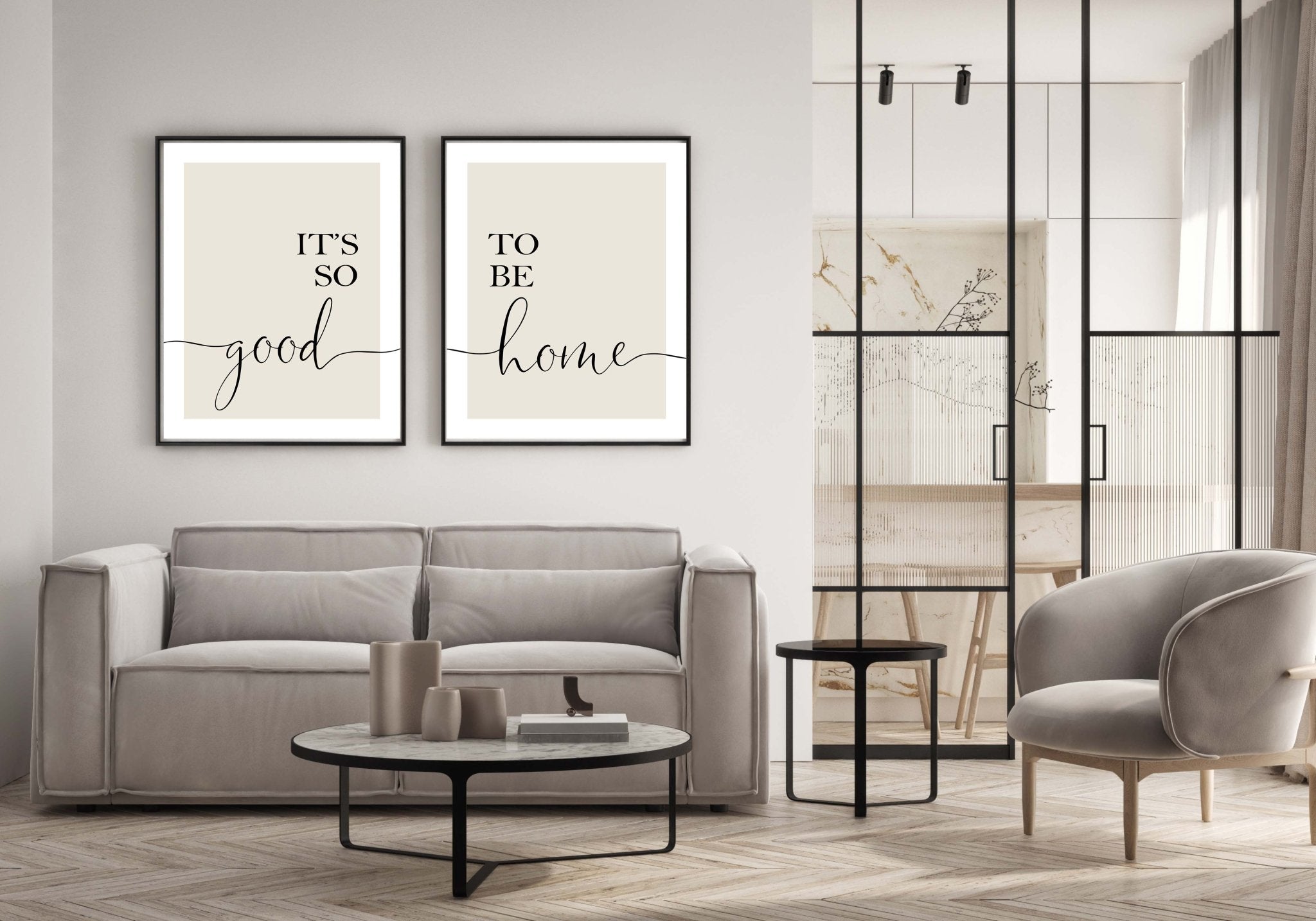 It's So Good To Be Home Poster Set II – D'Luxe Prints